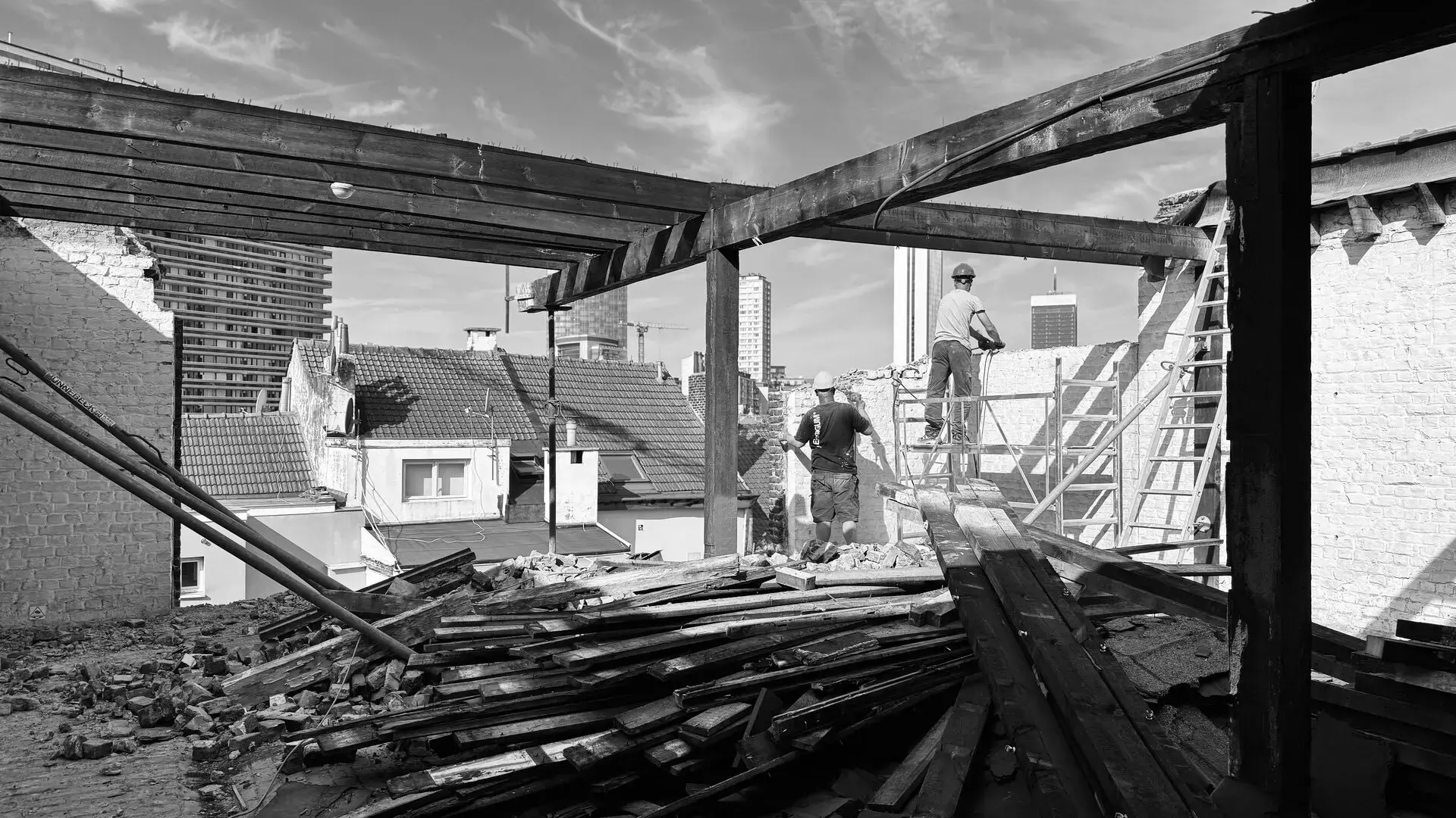 Werk op de werf