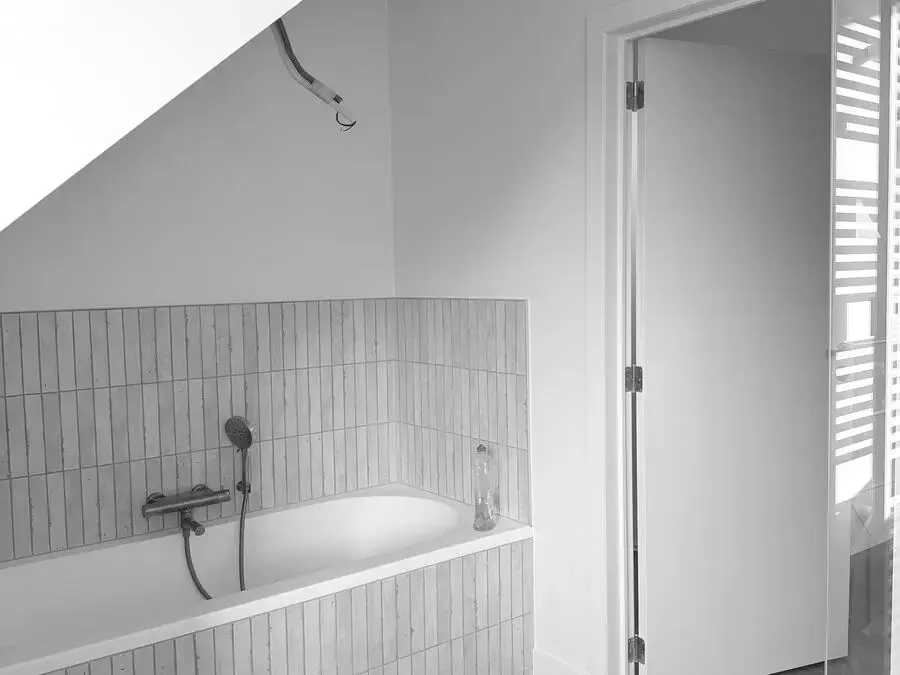 Schilderwerken in een privéwoning