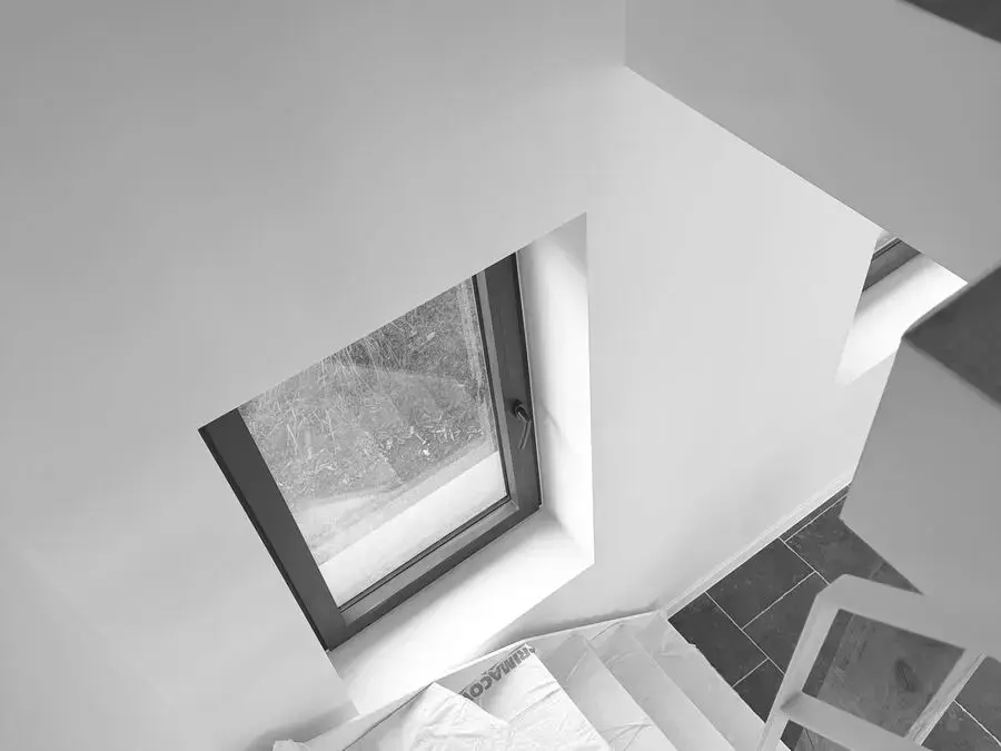 Schilderwerken in een privéwoning